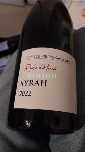 Alpes và các vùng Rhodanien Collines rhodaniennes Famille Pierre Gaillard Roche d'Hérode 2022