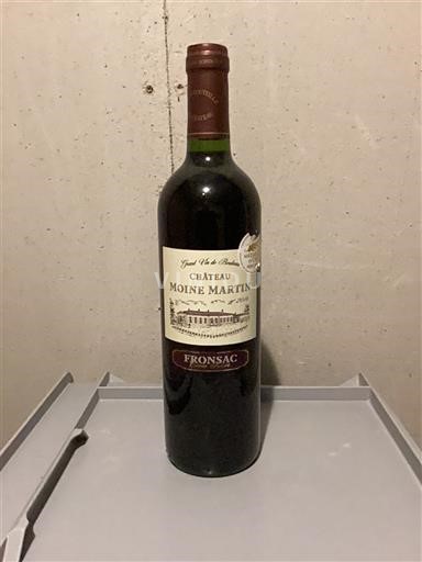 Bordeaux Fronsac Château Moine Martin 2016