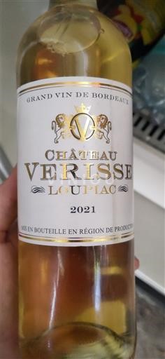 Bordeaux Loupiac Château Vérysse 2021
