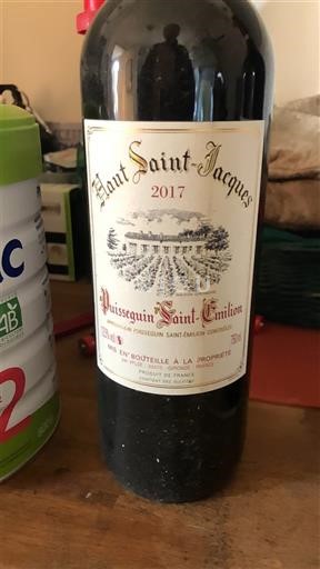 Burdeos Puisseguin-saint-émilion Haut saint jacques  2017