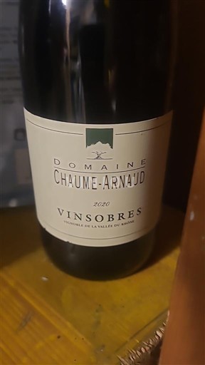 Valle del Rodano Vinsobres Domaine Chaume Arnaud 2020