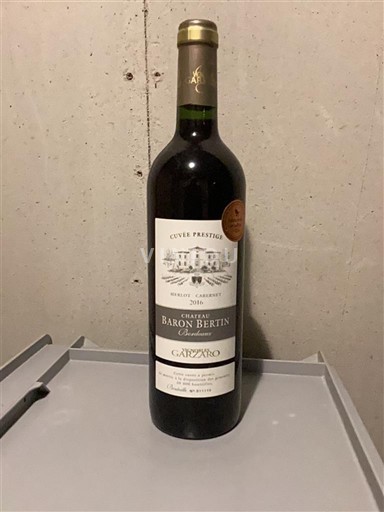 Bordeaux Médoc Château Baron Bertin Prestige 2016