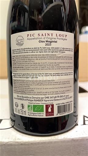 Langvedok Pic-saint-loup Clos Maginiai 2023