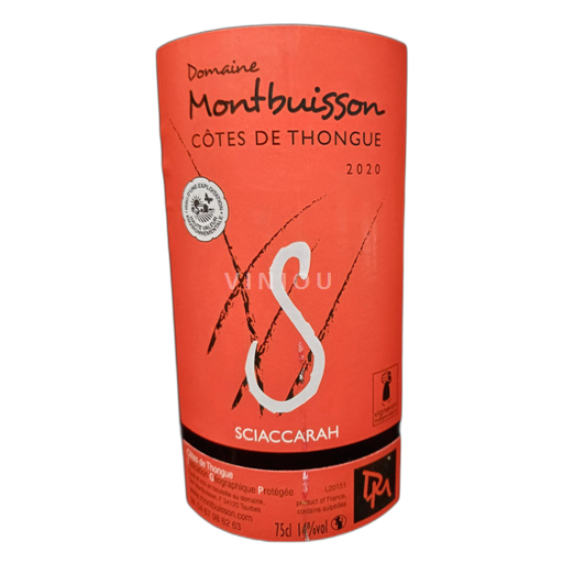 Languedoc ja Roussillon Côtes de Thongue Domaine Montbuisson Sciaccarah 2020