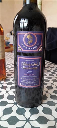 Southwest Gaillac Domaine Sarrabat Antique 2009