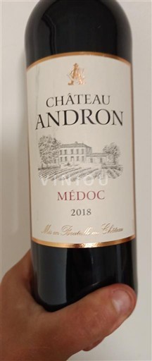 Bordeaux Médoc Château Andron Merlot - Cabernet sauvignon 2018