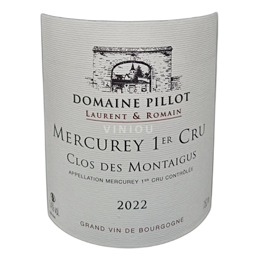 Bourgondië Mercurey Domaine Pillot Clos des Montaigus 2022