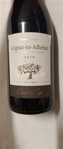 Rhône Valley Grignan-les-Adhémar Vieilles Vignes Coeur de Cep 2019