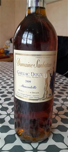 Sudoeste No especificado Domaine Sanbatan Muscadelle 2009