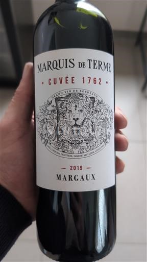 Bordeaux Margaux Marquis de Terme 1762 2019