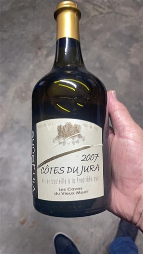 Jura Côtes du Jura Les Caves du Vieux Mont Vin Jaune 2007