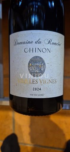 Vin Rouge sec Vieilles Vignes Domaine Roncée 2024 France Vallée de la Loire Chinon AOC