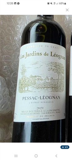 Bordo Pessac-Léonjan Les Jardins de Léognan 2021