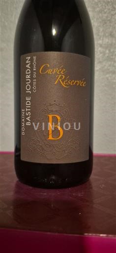 Vallée du Rhône Côtes-du-rhône Domaine Bastide Jourdan Réservée 2018