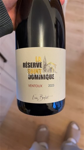 Rhônen laakso Ventoux La Réserve Saint Dominique 2023