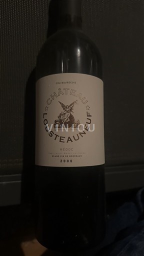 Bordeaux Médoc Château Lousteauneuf 2008
