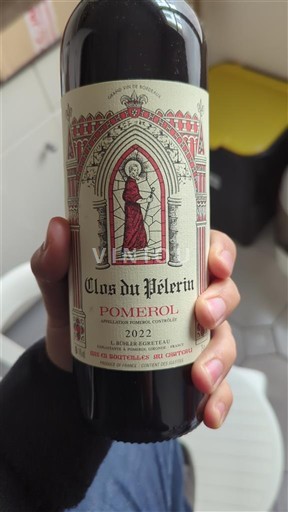 Bordeaux Pomerol Clos du Pèlerin 2022