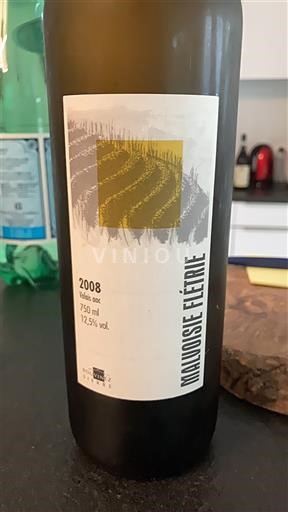 Vin Blanc sec Domaine Schwarz 2008 France Vallée de la Loire AOC