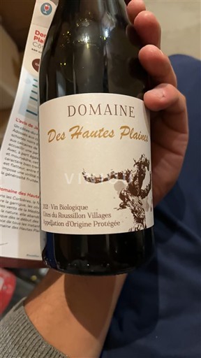 Roussillon Côtes du Roussillon Villages Domaine Des Hautes Plaines 2021