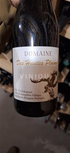 Roussillon Côtes du Roussillon Villages Domaine Des Hautes Plaines 2021