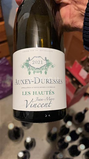 Bourgondië Auxey-Duresses Jean-Marc Vincent Les Hautés 2021