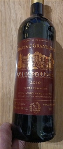 Bordeaux Côtes-de-bourg Château Grand Jour Tradition 2010