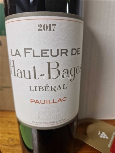 Burdeos Pauillac Haut-Bages Libéral La Fleur de Haut-Bages Libéral 2017