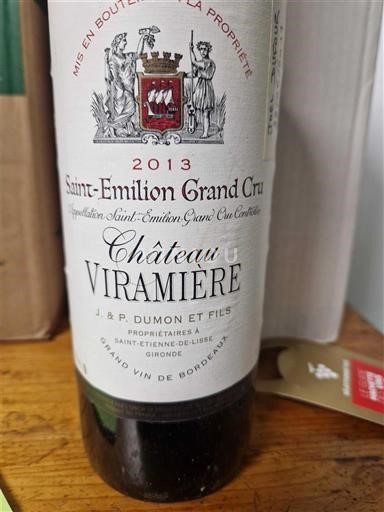 Bordeaux Saint-Émilion Grand Cru Château Viramière 2013