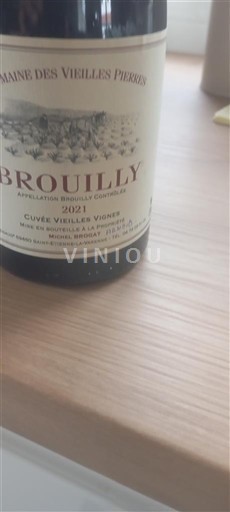 Beaujolais Brouilly Domaine Des Vieilles Pierres Vieilles Vignes 2021