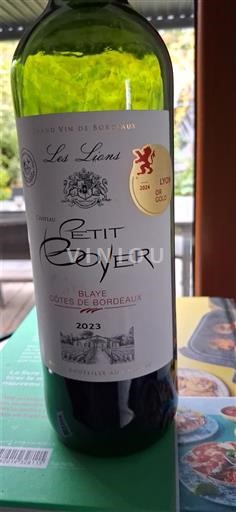 Burdeos Blaye-Côtes de Burdeos Château Petit Boyer Les Liens 2023