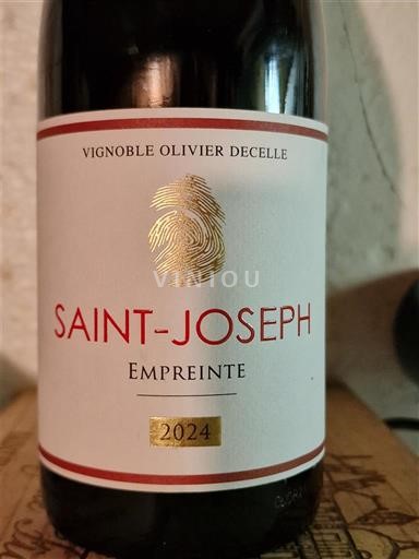 Vallée du Rhône Saint-Joseph Vignoble Olivier Decelle Empreinte 2024