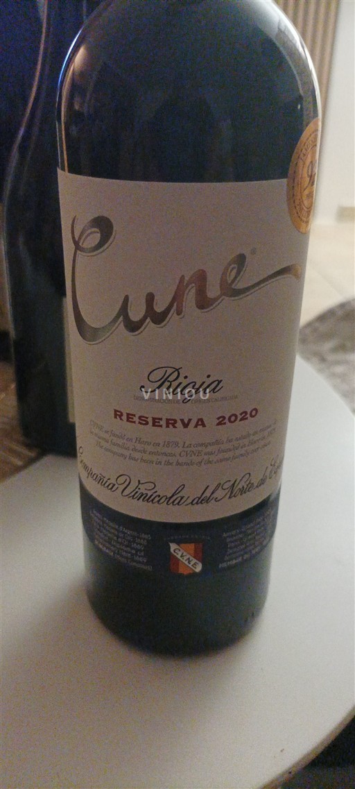 La Rioja Rioja Cune Reserva 2020