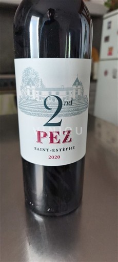 Bordeaux Saint-Estèphe Château Pez 2nd de Pez 2020