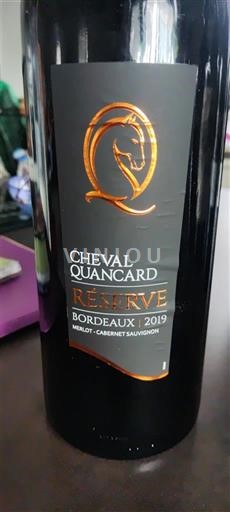 Bordeaux Cheval Quancard Réserve 2019