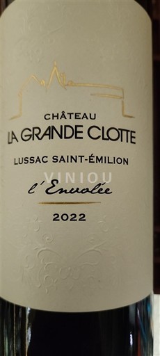 Bordeaux Lussac-saint-émilion Château La Grande Clotte l'Envolée 2022