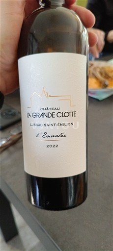 Bordeaux Lussac-saint-émilion Château La Grande Clotte l'Envolée 2022