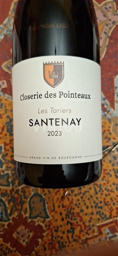 Burgundi Santenay Closerie des Pointeaux Les Tariers 2023