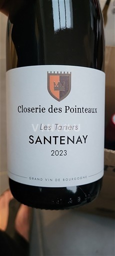 Burgundsko Santenay Closerie des Pointeaux Les Tariers 2023