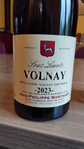 Burgundsko Volnay Jean-Philippe Marchand Sous Lurets 2023