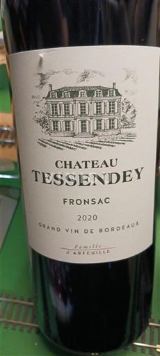 Bordeaux Fronsac Château Tessendey 2020