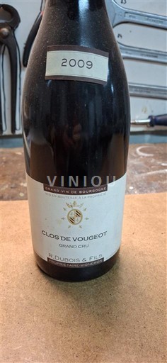 Borgogna Clos-de-vougeot Grand Cru R. Dubois & Fils 2009