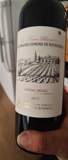 Bordeaux Listrac-Médoc Domaine Les Terres Blanches - Les s Edmond de Rothschild 2013