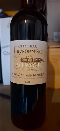 Bordeaux Montagne-saint-émilion Château Puynormond 2021