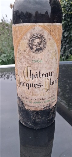 Bordeaux Saint-Émilion Château Jacques-Blanc 1962