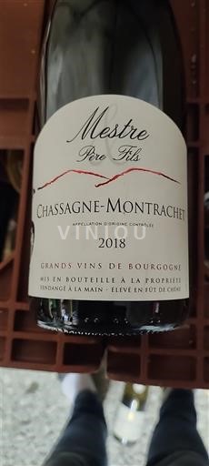 Borgoña Chassagne-Montrachet Mestre Père & Fils 2018