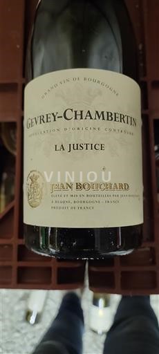 Borgogna Gevrey-Chambertin Jean Bouchard La Justice Senza annata