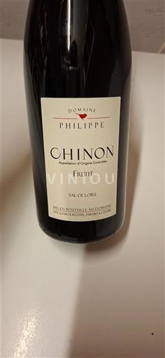 Vallée de la Loire Chinon Domaine Philippe Fruité 2021
