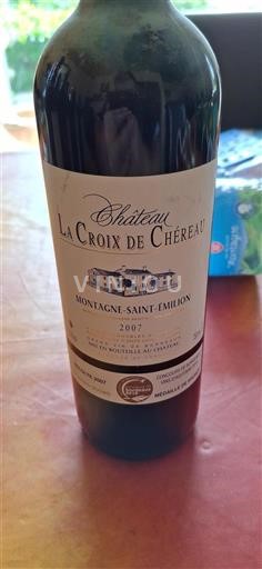Bordeaux Montagne-Saint-Émilion Château La Croix de Chéreau 2007
