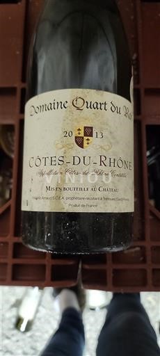 Thung lũng Rhône Côtes-du-rhône Domaine Quart du Roi 2013