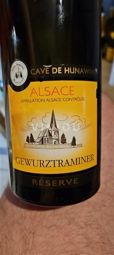 Alsace Gewurztraminer Cave de Hunawihr Réserve 2023
